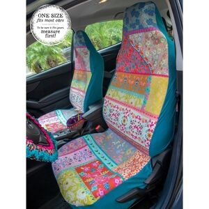 ISO NATURAL LIFE Vibrant Patchwork Car Seat Covers